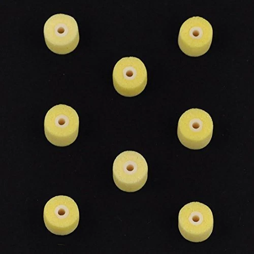8 YELLOW Foam Ear Tips for SHURE SE215 SE425 SE535 SE846 In-Ear Earphones Earbud