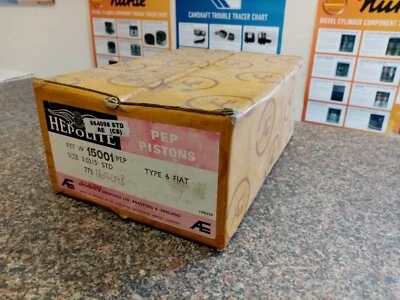 JUEGO PISTONES FIAT 2100 (6) 2054cc 1959/61 STD / .6mm / .75mm / .8mm / 1mm en stock Foto 1 de 4