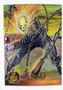 M NM 1995 Marvel Flair Annual Chromium GHOST RIDER #6 of 12 Limited Edition 67 - Picture 1 of 2
