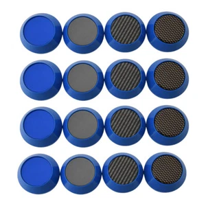 60mm Wheel Center Cap Blue Blank Cover Cap Wheel Hub Cap For Rims Parts - 4pcs - Picture 1 of 16
