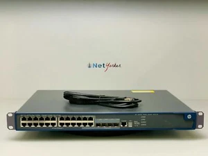 HP JD377A A5500-24G 24 Port Gigabit Managed Switch - Same Day Shipping - Picture 1 of 5