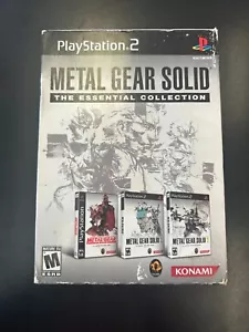 Metal Gear Solid The Essential Collection Playstation 2 (PS2) Complete in Box - Picture 1 of 11