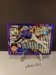 2023 Topps Chrome Purple Sonar Refractor Ryan McMahon #70 /275 Numbered!!