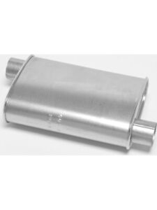 Dynomax Muffler Thrush Turbo 2-1/4 in Offset Inlet 2-1/4 in Offset Outl (17714)