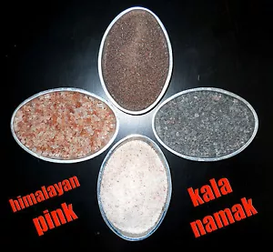 SALE HIMALAYA PURO NERO ROSA FINE GROSSOLANO INDIANO KALA NAMAK INTERO 90g 490g 980g - Foto 1 di 5