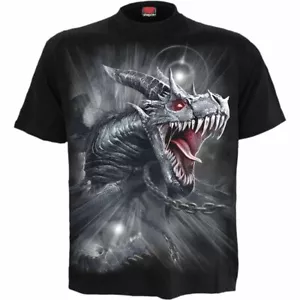 Camiseta gótica Spiral Direct Dragons Cry Dark Fantasy Mythical Beast D074M101 - Imagen 1 de 3
