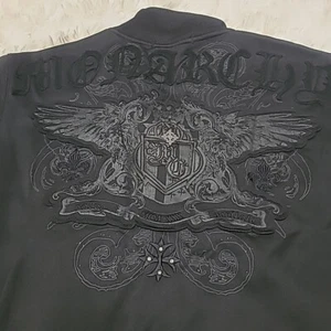 Chaqueta de Colección Y2K Estilo Monarquía Aflicción Cremallera Suéter Solo Los Fuertes Sobreviven 2XL - Imagen 1 de 10