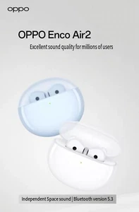 OPPO Enco Air 2 - Wireless Bluetooth Earbuds - Semi In-Ear Wireless Earpiece - Picture 1 of 15