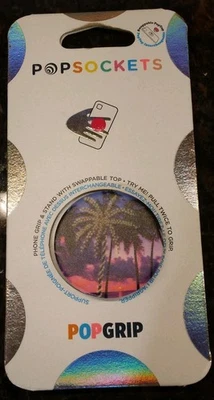 Empuñadura y soporte para teléfono celular PopSockets PopGrip - Miami Holiday NUEVO Foto 1 de 4