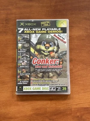 Microsoft Original OG Xbox Demo Disc- Conker Live and Reloaded- #39 Holiday 2004 - Image 1 of 4