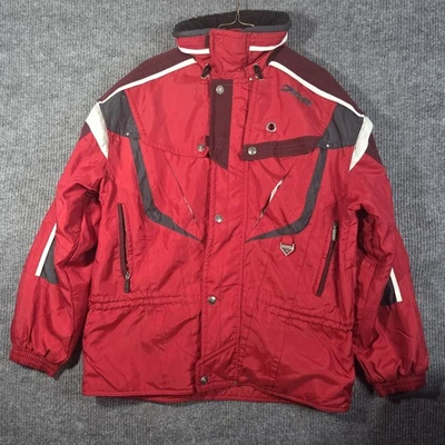Chaqueta de esquí Spyder vintage para hombre XL roja aislante hecha en Hong Kong años 90 Foto 1 de 4