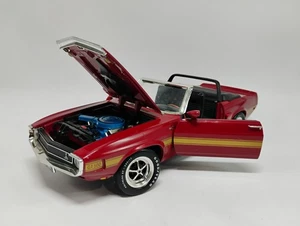 Ertl American Muscle 1:18 Scale Red 1969 Shelby GT-500 428 Cobra Jet Convertible - Picture 1 of 15