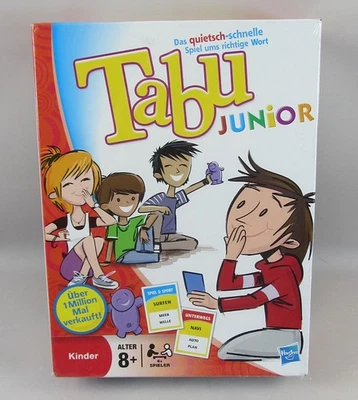 Juego de Mesa Edición ALEMÁN TABU JUNIOR TABOO Palabra Indescriptible Divertido SELLADO - Imagen 1 de 4