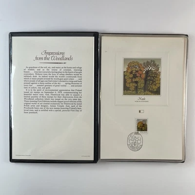 1979 Fleetwood Stamp Portfolio ~ Poland ~ Impressions from the Woodlands - Image 1 of 4