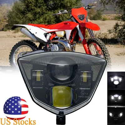 Para GASGAS EC 250F 300 350F 2021-2023 con DRLs Conjunto Lámpara Faro LED Foto 1 de 4