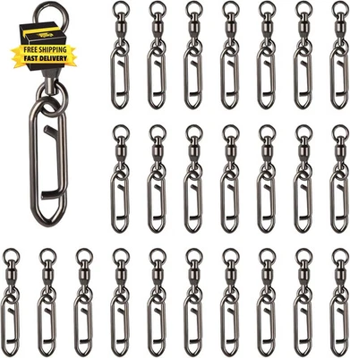 25Pcs Fishing Speed Clips Quick Change Fishing Snap Swivels Fishing Power Clips - Image 1 of 4