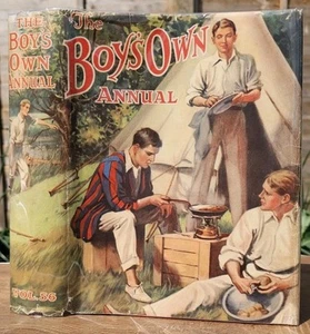 The Boys Own Annual Vol 56 (1933-34) Fine, Rare Dust Jacket - Picture 1 of 8