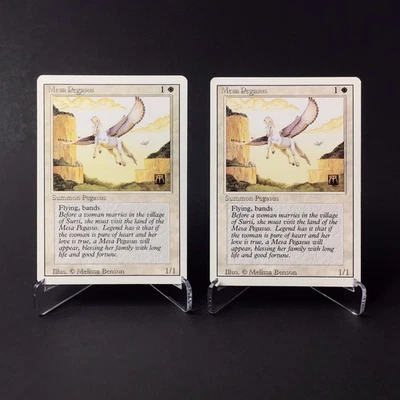 (2) Magic: The Gathering Mesa Pegasus MTG Revised Edition Vintage 1994 MP - Image 1 of 2