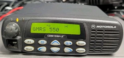 Motorola CDM1550LS 160 Channel UHF (403-470 MHz) TESTED GMRS - Image 1 of 4