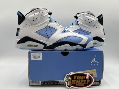DS Nike Air Jordan Retro 6 Unc Home 2022 Talla 10 Auténtico Baloncesto Azul  Foto 1 de 4
