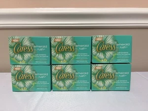 6 Barras Caricia Esmeralda Rush Barras de Belleza Exuberante Gardenia y Té Blanco NUEVO - Imagen 1 de 3