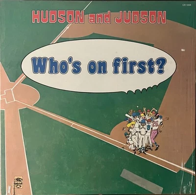 Hudson and Judson Who's On First Vinyl Record LP Cream Records Shrink! - Image 1 of 4
