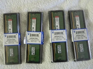 New Kingston KVR24R17S8/4 4GB DDR4-2400 CL17 ECC 288-Pin RDIMM MEMORY RAM - Picture 1 of 4