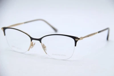 NUEVAS GAFAS JIMMY CHOO JC300 2M2 NEGRO ORO MONTURAS AUTÉNTICAS 52-18 Foto 1 de 4