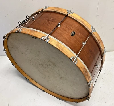 Bajo Slingerland cromado sobre madera 28" con insignia Niles #524056 Foto 1 de 4