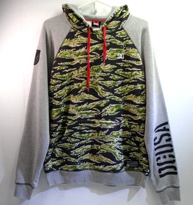 DC Skateboard Dyrdek Tiger Stripe Camouflage Hoodie Sweater Men MEDIUM RD-9501 - Picture 1 of 11