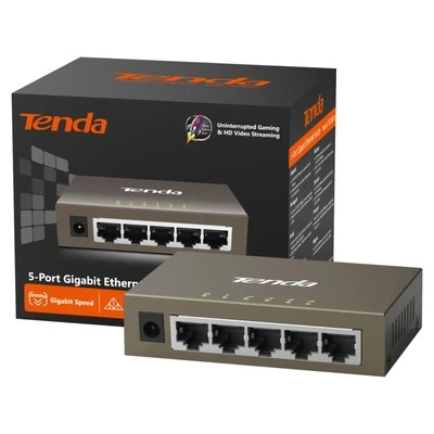 Tenda Switch Ethernet 5 Porte Gigabit TEG1005D, Switch Gigabit 10/100/1000 Mbps, - Immagine 1 di 4