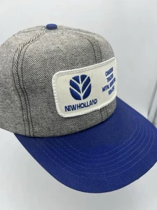Oldtimer Keuschentraktor, inkl. New Holland Traktor. Snapback Mütze blau - Bild 1 von 10