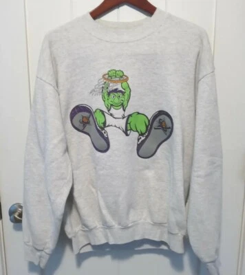 Sudadera de Colección Grand Rapids Hoops "Hoopie Mascot" Cuello Redondo Lee Hecha en EE. UU. Foto 1 de 4