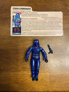 1984 GI Joe Kapuze Cobra Commander ARAH Actionfigur Vintage - Bild 1 von 3