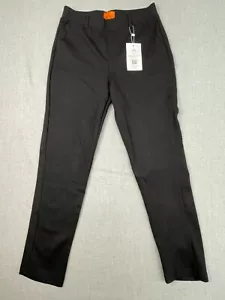 Mary Crafts Women's Size 2 Black Ankle Pull On Stretch Dress Business Work Pants - Picture 1 of 9