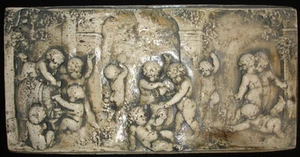 Große 22" Wanddekoration Cherub Engel griechisch - Bild 1 von 5