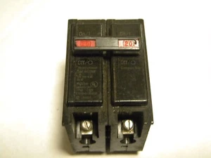 Westinghouse BR220 2 Pole 20 Amp Circuit Breaker Preowned - Picture 1 of 1