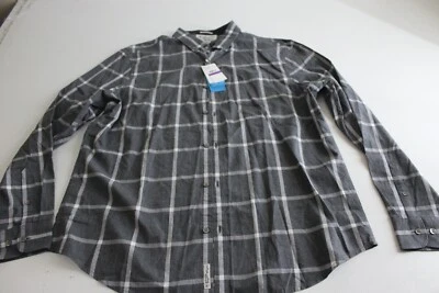 NWT Penguin Flanel Plaid LONG SLEEVE SHIRT 2XL Slim XXL 17.5 x 36/37  - Image 1 of 4