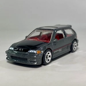 Honda Civic EF Honda Civic Series Metalflake Gray 1:64 Diecast Diorama Car #1 - Picture 1 of 12