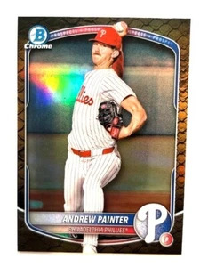 Andrew Painter 2025 Bowman Reptilian Refractor Prospect #BCP-116 Phillies - Imagen 1 de 2