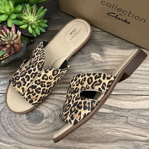 clarks leopard print