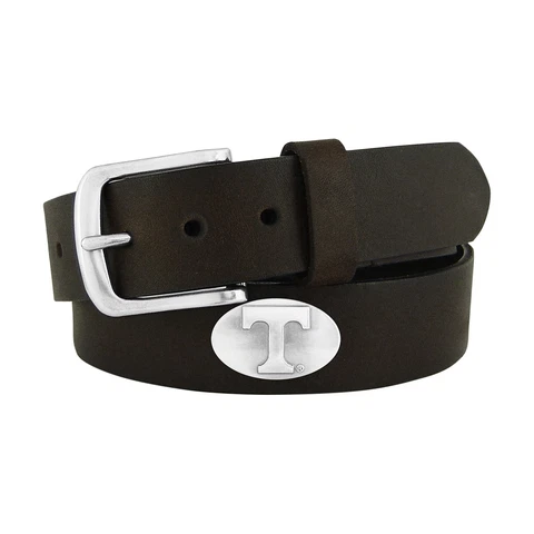 Zep-Pro UTN-BOLP-BRW-40 Tennessee Volunteers Concho Emblem Brown Belt - Size 40 Cover