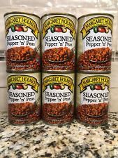 6 CANS Margaret Holmes Southern Style Seasoned Pepper ‘n Peas 15 oz Can