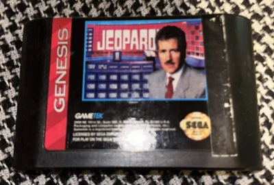 Jeopardy Deluxe, Sega Genesis Game Cartridge only, Authentic - Image 1 of 2