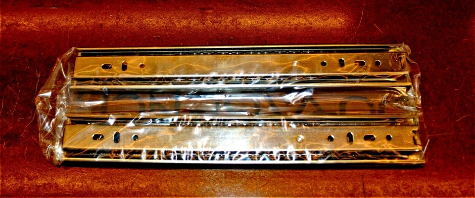 Pair L+R of Fulterer 12”full extension ball bearing drawer slides FR5043, - Image 1 of 3