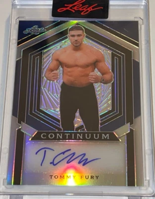 RARE TOMMY FURY /22 LEAF METAL CONTINUUM UK BOXING CHAMP REALITY STAR - Image 1 of 2