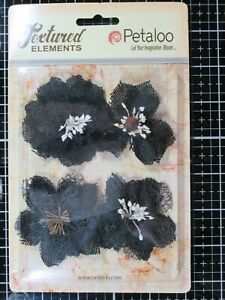 Petaloo Floral Embellishment Pack, Your Choice of Style/Color, Retired