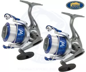 2 x Sea Fishing Reels Vigor Power 2 70 Front Drag Reels Beach Pier with Line - Picture 1 of 8