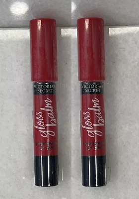 2 Victoria's Secret Gloss Balm Nourishing Lip Tint - Kissed - 0.08 oz Sealed - Image 1 of 2