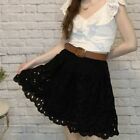 H&M Retail $35 100% Cotton Black Eyelet Embroidery Skirt Size 4